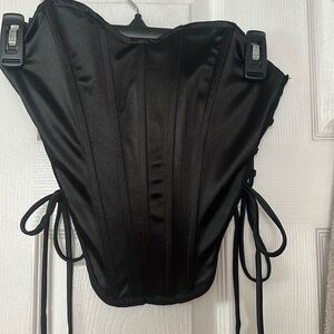 New black corset top.